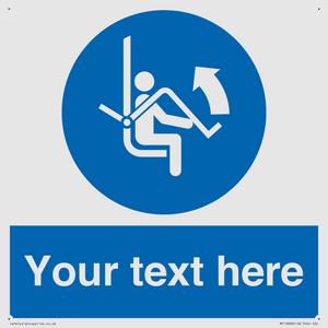 Custom Mandatory: Open safety bar of chairlift